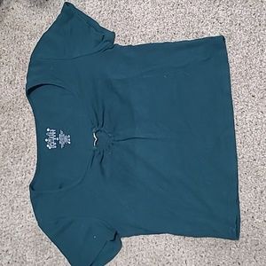 🟣 Heart Link Cropped Tee